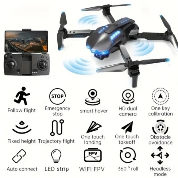 Dual HD Drone DJI Mini Clone - Picture 4 of 4